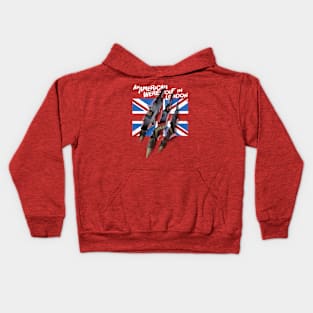 AN AMERICAN WEREWOLF IN LONDON - Union Jack Rips (4 red) Kids Hoodie